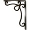 Ekena Millwork Orleans Wrought Iron Bracket, (Triple center brace), Antiqued Warm Silver 2"W x 5 1/2"D x 8"H BKTM02X05X08TOLAWS - alternate 5